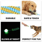 Night-Glow Chew Toy with Squeak