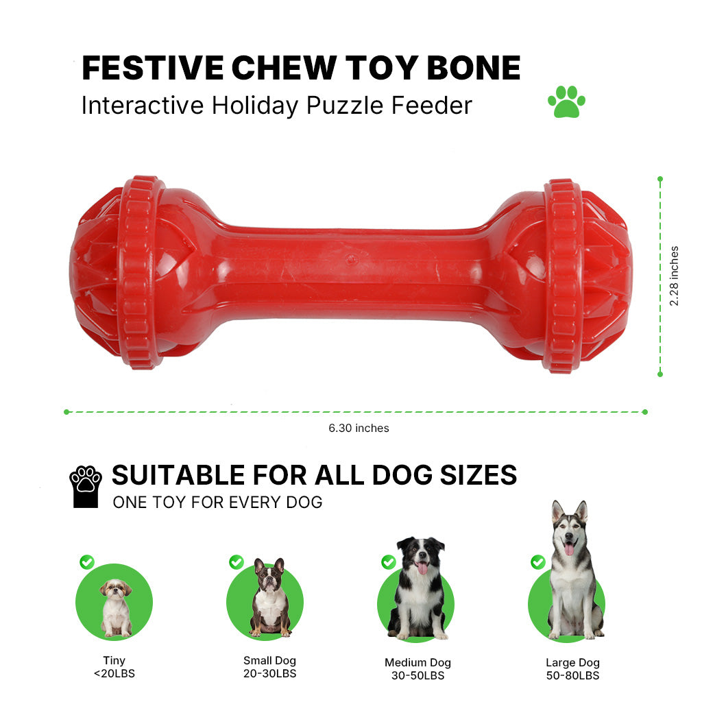 Mr. Bone | Rubber Chew Toy for Aggressive Chewers